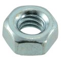 Midwest Fastener Hex Nut, 1/4"-20, Steel, Grade 2, Zinc Plated, 45 PK 60561